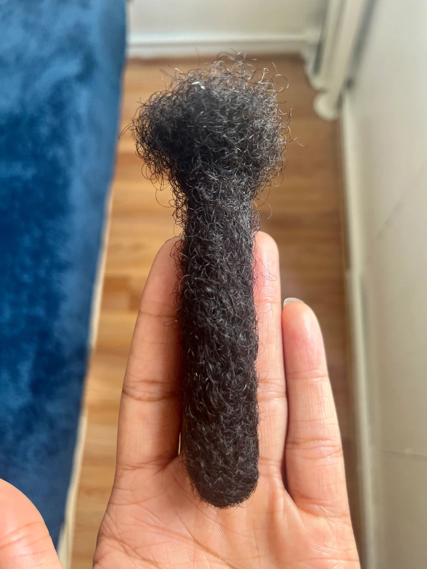 XL (2 cm) Handmade Human Hair Wick Loc Extension